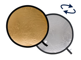Collapsible Reflector 1.2m Silver/Gold