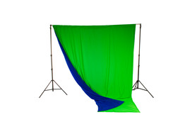 Chromakey Curtain Reversible 3 x 3.5m Blue/Green