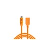 TetherPro USB-C to USB Female Adapter  extender   15   4.6m   Orange
